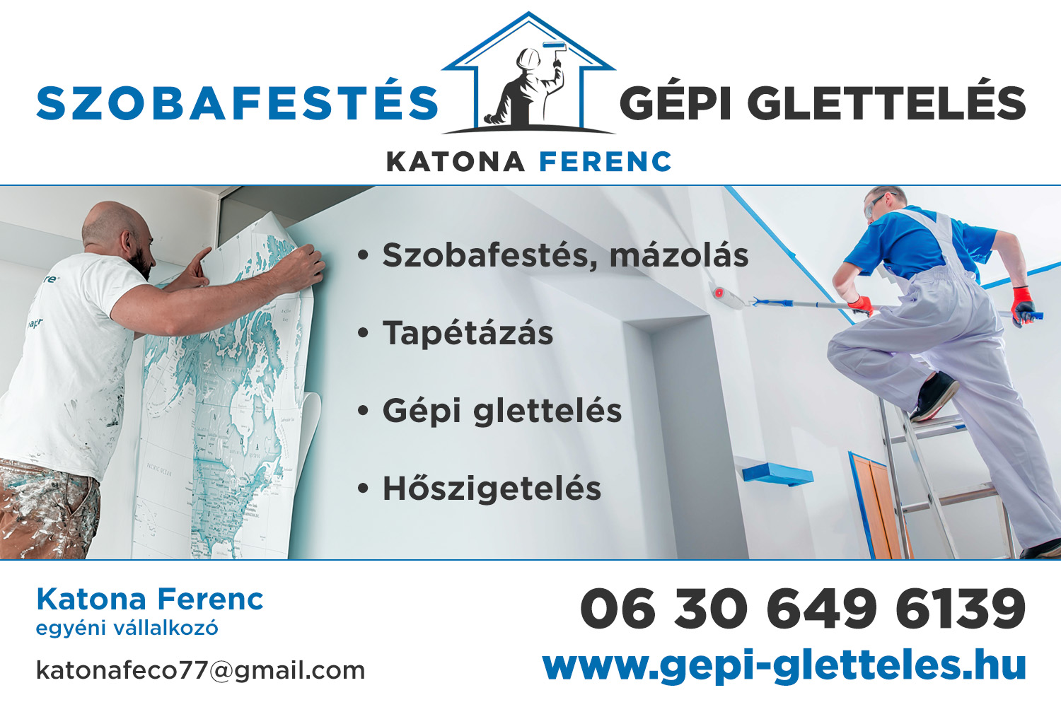 Gépi glettelés - Katona Ferenc