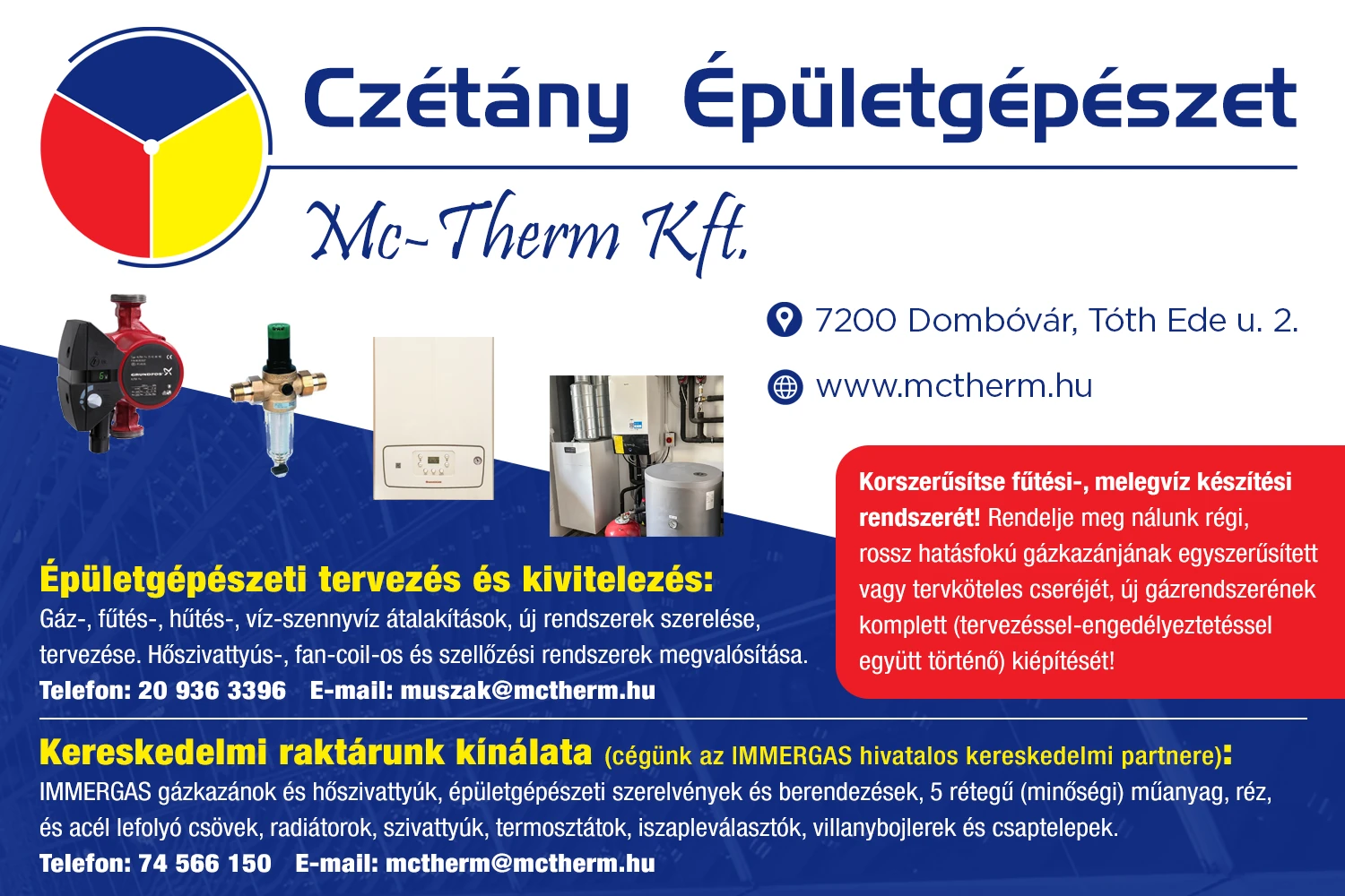 MC-Therm Kft. - Czétány Épületgépészet