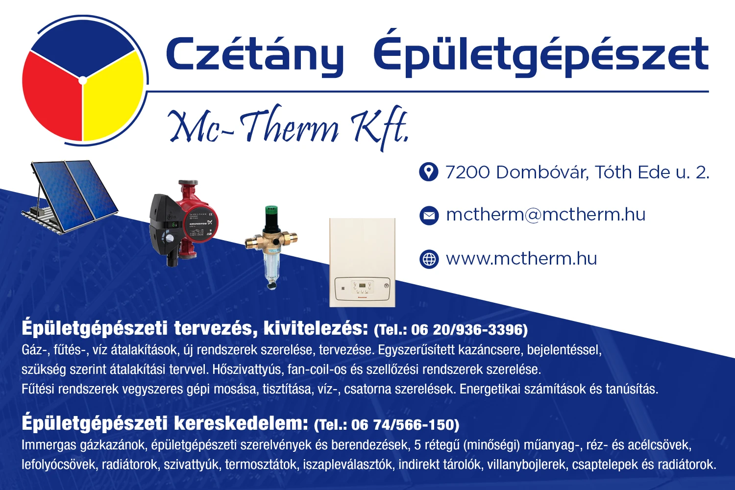 MC-Therm Kft. - Czétány Épületgépészet