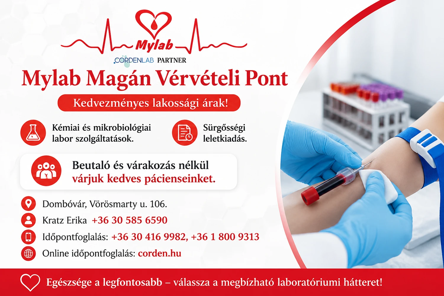 Mylab Magán Vérvételi Pont