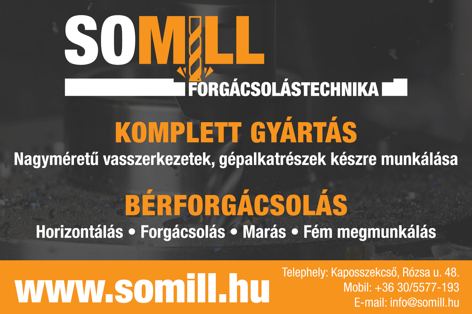 SOMILL Forgácsolástechnika